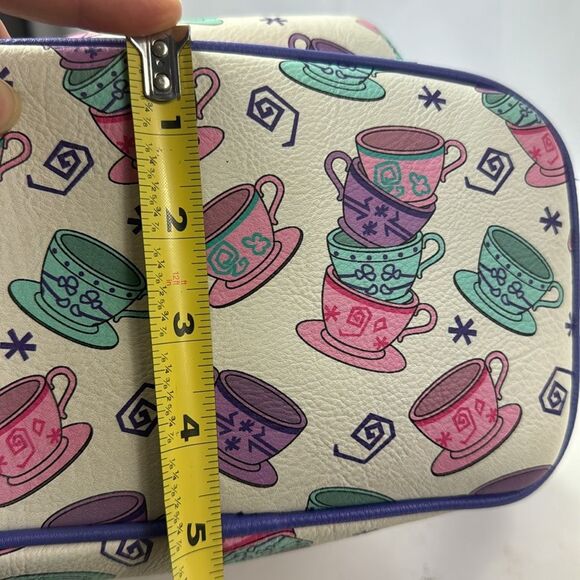 Disney Parks Loungefly Mad Tea Party Mini Backpack Alice In Wonderland Tea Cups - Picture 12 of 13